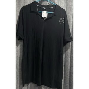Uvex black Polo shirt Kollektion 26 NWT branded on back and sleeve in‎ grey